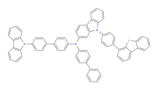 N-(4'-(9H-carbazol-9-yl)-[1,1'-biphenyl]-4-yl)-N-([1,1'-biphenyl]-4-yl)-9-(4-(dibenzo[b,d]thiophen-4-yl)phenyl)-9H-carbazol-2-amine