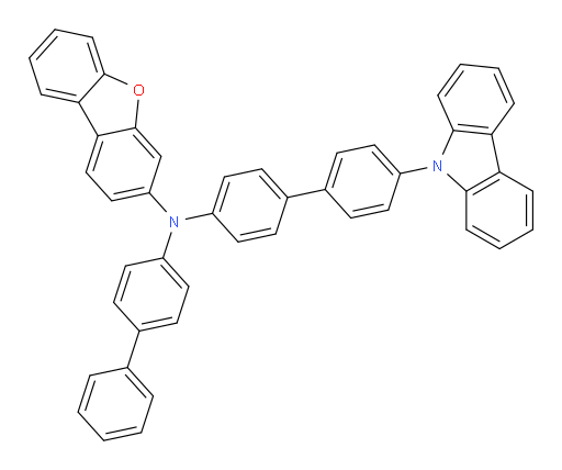 N-(4'-(9H-carbazol-9-yl)-[1,1'-biphenyl]-4-yl)-N-([1,1'-biphenyl]-4-yl)dibenzo[b,d]furan-3-amine