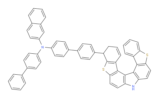 N-([1,1'-biphenyl]-4-yl)-N-(4'-(8,9-dihydro-4H-benzo[4,5]thieno[2,3-c]benzo[4,5]thieno[3,2-g]carbazol-8-yl)-[1,1'-biphenyl]-4-yl)naphthalen-2-amine