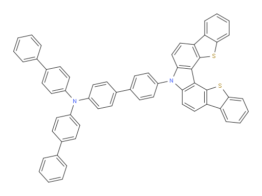 N,N-di([1,1'-biphenyl]-4-yl)-4'-(7H-benzo[4,5]thieno[3,2-c]benzo[4,5]thieno[2,3-g]carbazol-7-yl)-[1,1'-biphenyl]-4-amine