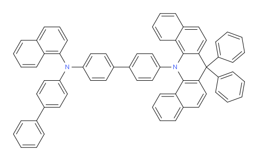 N-([1,1'-biphenyl]-4-yl)-N-(4'-(7,7-diphenyldibenzo[c,h]acridin-14(7H)-yl)-[1,1'-biphenyl]-4-yl)naphthalen-1-amine
