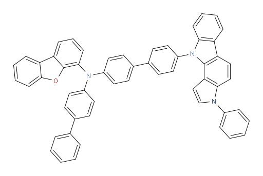 N-([1,1'-biphenyl]-4-yl)-N-(4'-(3-phenylpyrrolo[3,2-a]carbazol-10(3H)-yl)-[1,1'-biphenyl]-4-yl)dibenzo[b,d]furan-4-amine