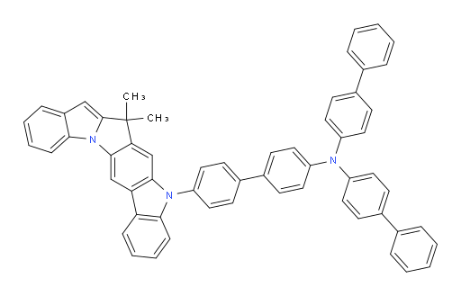 N,N-di([1,1'-biphenyl]-4-yl)-4'-(13,13-dimethylbenzo[5,6]pyrrolizino[2,3-b]carbazol-11(13H)-yl)-[1,1'-biphenyl]-4-amine