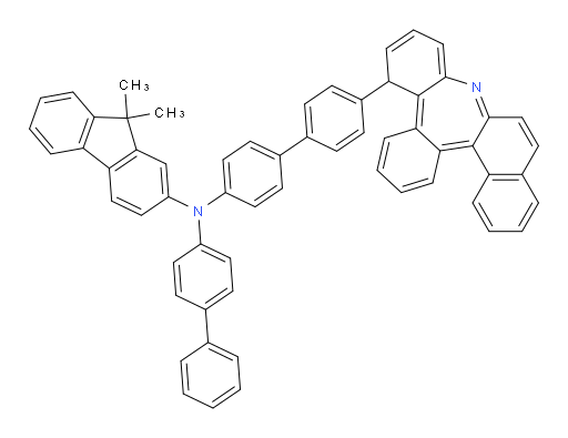 N-(4'-(11H-dibenzo[b,d]naphtho[1,2-f]azepin-11-yl)-[1,1'-biphenyl]-4-yl)-N-([1,1'-biphenyl]-4-yl)-9,9-dimethyl-9H-fluoren-2-amine