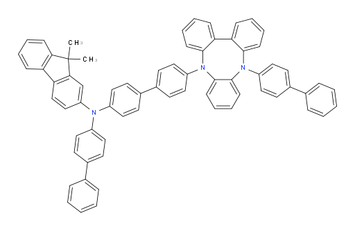 N-([1,1'-biphenyl]-4-yl)-N-(4'-(10-([1,1'-biphenyl]-4-yl)tribenzo[b,e,g][1,4]diazocin-5(10H)-yl)-[1,1'-biphenyl]-4-yl)-9,9-dimethyl-9H-fluoren-2-amine