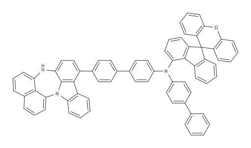 N-(4'-(4H-naphtho[1',8':5,6,7][1,4]diazepino[3,2,1-jk]carbazol-7-yl)-[1,1'-biphenyl]-4-yl)-N-([1,1'-biphenyl]-4-yl)spiro[fluorene-9,9'-xanthen]-4-amine