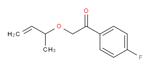 2-(but-3-en-2-yloxy)-1-(4-fluorophenyl)ethanone