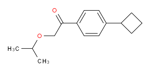 1-(4-cyclobutylphenyl)-2-isopropoxyethanone