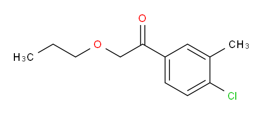 1-(4-chloro-3-methylphenyl)-2-propoxyethanone