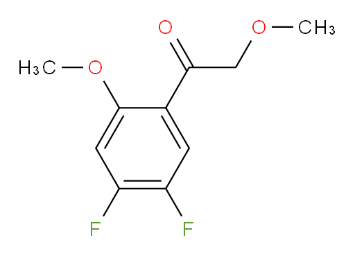 1-(4,5-difluoro-2-methoxyphenyl)-2-methoxyethanone