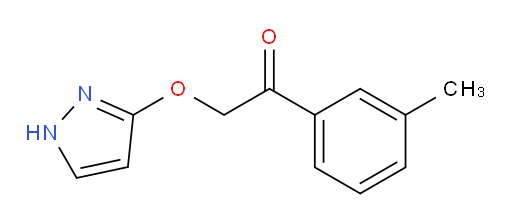 2-((1H-pyrazol-3-yl)oxy)-1-(m-tolyl)ethanone