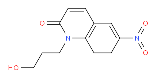 1-(3-hydroxypropyl)-6-nitroquinolin-2(1H)-one
