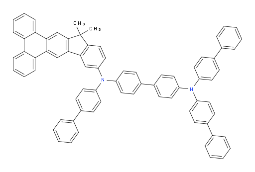 N4,N4,N4'-tri([1,1'-biphenyl]-4-yl)-N4'-(14,14-dimethyl-14H-indeno[1,2-b]triphenylen-11-yl)-[1,1'-biphenyl]-4,4'-diamine