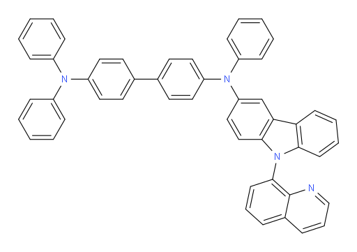 N4,N4,N4'-triphenyl-N4'-(9-(quinolin-8-yl)-9H-carbazol-3-yl)-[1,1'-biphenyl]-4,4'-diamine
