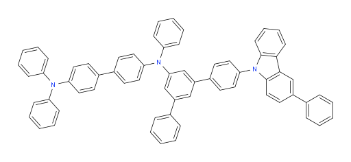 N4,N4,N4'-triphenyl-N4'-(4-(3-phenyl-9H-carbazol-9-yl)-[1,1':3',1''-terphenyl]-5'-yl)-[1,1'-biphenyl]-4,4'-diamine