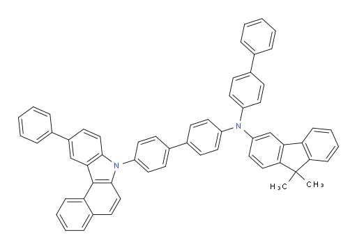 N-([1,1'-biphenyl]-4-yl)-9,9-dimethyl-N-(4'-(10-phenyl-7H-benzo[c]carbazol-7-yl)-[1,1'-biphenyl]-4-yl)-9H-fluoren-3-amine