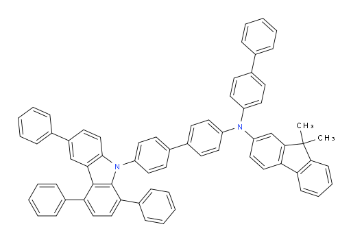 N-([1,1'-biphenyl]-4-yl)-9,9-dimethyl-N-(4'-(1,4,6-triphenyl-9H-carbazol-9-yl)-[1,1'-biphenyl]-4-yl)-9H-fluoren-2-amine