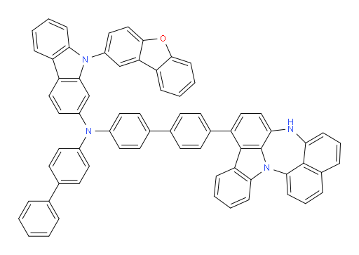 N-(4'-(4H-naphtho[1',8':5,6,7][1,4]diazepino[3,2,1-jk]carbazol-7-yl)-[1,1'-biphenyl]-4-yl)-N-([1,1'-biphenyl]-4-yl)-9-(dibenzo[b,d]furan-2-yl)-9H-carbazol-2-amine