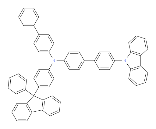 N-([1,1'-biphenyl]-4-yl)-4'-(9H-carbazol-9-yl)-N-(4-(9-phenyl-9H-fluoren-9-yl)phenyl)-[1,1'-biphenyl]-4-amine