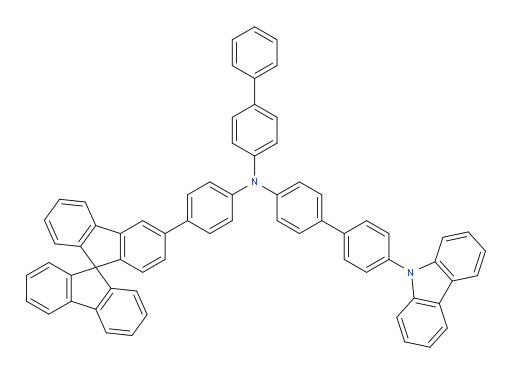 N-(4-(9,9'-spirobi[fluoren]-3-yl)phenyl)-N-([1,1'-biphenyl]-4-yl)-4'-(9H-carbazol-9-yl)-[1,1'-biphenyl]-4-amine
