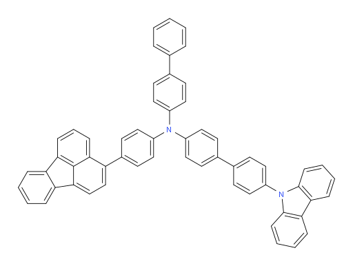 N-([1,1'-biphenyl]-4-yl)-4'-(9H-carbazol-9-yl)-N-(4-(fluoranthen-3-yl)phenyl)-[1,1'-biphenyl]-4-amine