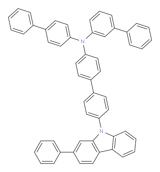 N-([1,1'-biphenyl]-4-yl)-N-(4'-(2-phenyl-9H-carbazol-9-yl)-[1,1'-biphenyl]-4-yl)-[1,1'-biphenyl]-3-amine