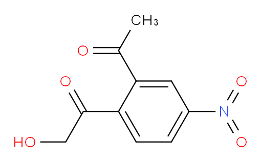 1-(2-acetyl-4-nitrophenyl)-2-hydroxyethanone