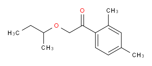 2-(sec-butoxy)-1-(2,4-dimethylphenyl)ethanone