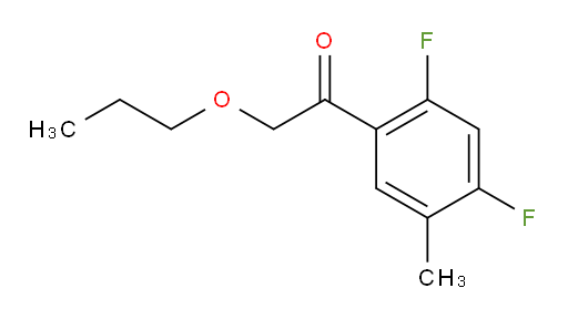 1-(2,4-difluoro-5-methylphenyl)-2-propoxyethanone