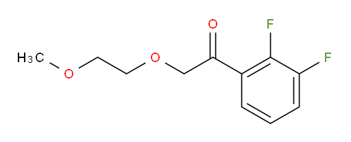 1-(2,3-difluorophenyl)-2-(2-methoxyethoxy)ethanone