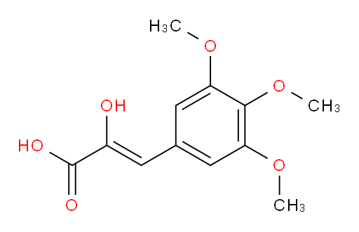 (Z)-2-hydroxy-3-(3,4,5-trimethoxyphenyl)acrylic acid