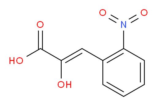 (Z)-2-hydroxy-3-(2-nitrophenyl)acrylic acid