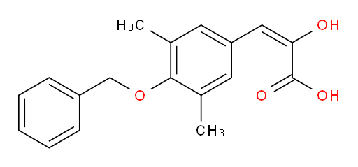 (E)-3-(4-(benzyloxy)-3,5-dimethylphenyl)-2-hydroxyacrylic acid