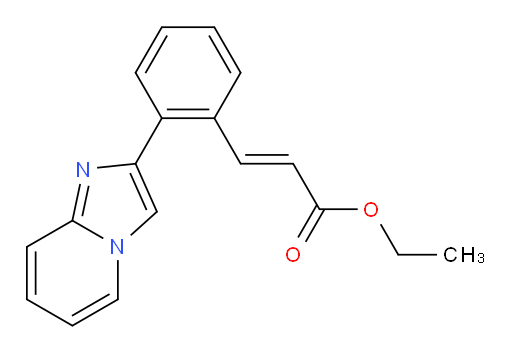 (E)-ethyl 3-(2-(imidazo[1,2-a]pyridin-2-yl)phenyl)acrylate