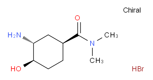 (1S,3R,4R)-3-amino-4-hydroxy-N,N-dimethylcyclohexanecarboxamide hydrobromide