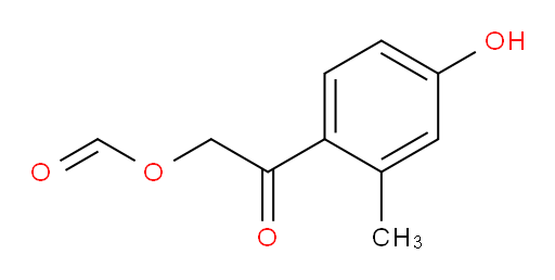 2-(4-hydroxy-2-methylphenyl)-2-oxoethyl formate