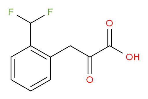 3-(2-(difluoromethyl)phenyl)-2-oxopropanoic acid