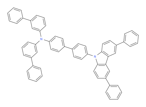 N-([1,1'-biphenyl]-3-yl)-N-(4'-(3,6-diphenyl-9H-carbazol-9-yl)-[1,1'-biphenyl]-4-yl)-[1,1'-biphenyl]-3-amine