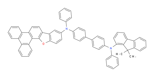 N4-(9,9-dimethyl-9H-fluoren-1-yl)-N4,N4'-diphenyl-N4'-(triphenyleno[1,2-b]benzofuran-12-yl)-[1,1'-biphenyl]-4,4'-diamine