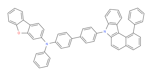 N-phenyl-N-(4'-(1-phenyl-7H-benzo[c]carbazol-7-yl)-[1,1'-biphenyl]-4-yl)dibenzo[b,d]furan-3-amine
