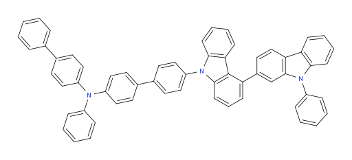 N-([1,1'-biphenyl]-4-yl)-N-phenyl-4'-(9-phenyl-9H,9'H-[2,4'-bicarbazol]-9'-yl)-[1,1'-biphenyl]-4-amine