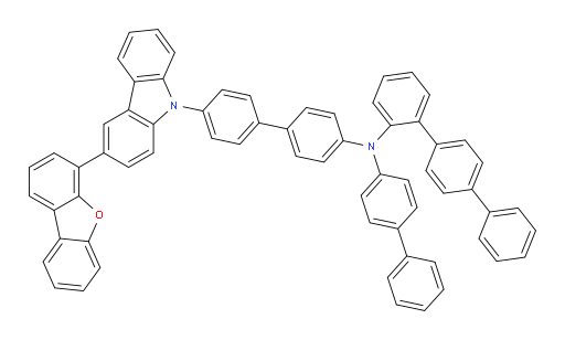 N-([1,1'-biphenyl]-4-yl)-N-(4'-(3-(dibenzo[b,d]furan-4-yl)-9H-carbazol-9-yl)-[1,1'-biphenyl]-4-yl)-[1,1':4',1''-terphenyl]-2-amine