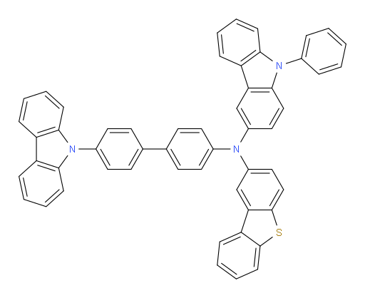 N-(4'-(9H-carbazol-9-yl)-[1,1'-biphenyl]-4-yl)-N-(dibenzo[b,d]thiophen-2-yl)-9-phenyl-9H-carbazol-3-amine