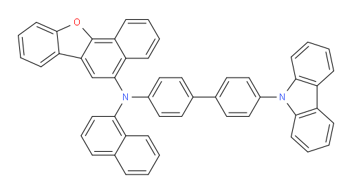 N-(4'-(9H-carbazol-9-yl)-[1,1'-biphenyl]-4-yl)-N-(naphthalen-1-yl)naphtho[1,2-b]benzofuran-5-amine