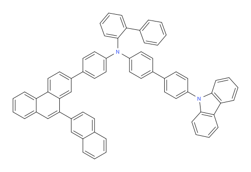 N-(4'-(9H-carbazol-9-yl)-[1,1'-biphenyl]-4-yl)-N-(4-(10-(naphthalen-2-yl)phenanthren-2-yl)phenyl)-[1,1'-biphenyl]-2-amine