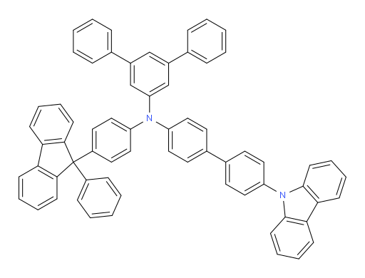 N-(4'-(9H-carbazol-9-yl)-[1,1'-biphenyl]-4-yl)-N-(4-(9-phenyl-9H-fluoren-9-yl)phenyl)-[1,1':3',1''-terphenyl]-5'-amine