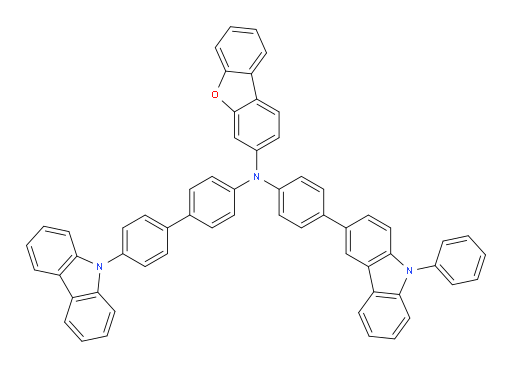 N-(4'-(9H-carbazol-9-yl)-[1,1'-biphenyl]-4-yl)-N-(4-(9-phenyl-9H-carbazol-3-yl)phenyl)dibenzo[b,d]furan-3-amine
