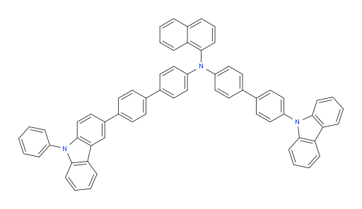 N-(4'-(9H-carbazol-9-yl)-[1,1'-biphenyl]-4-yl)-N-(4'-(9-phenyl-9H-carbazol-3-yl)-[1,1'-biphenyl]-4-yl)naphthalen-1-amine