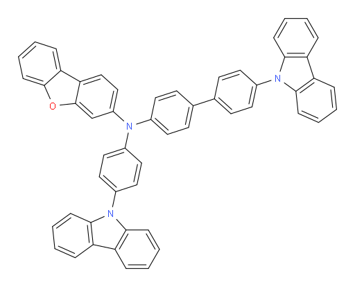 N-(4'-(9H-carbazol-9-yl)-[1,1'-biphenyl]-4-yl)-N-(4-(9H-carbazol-9-yl)phenyl)dibenzo[b,d]furan-3-amine