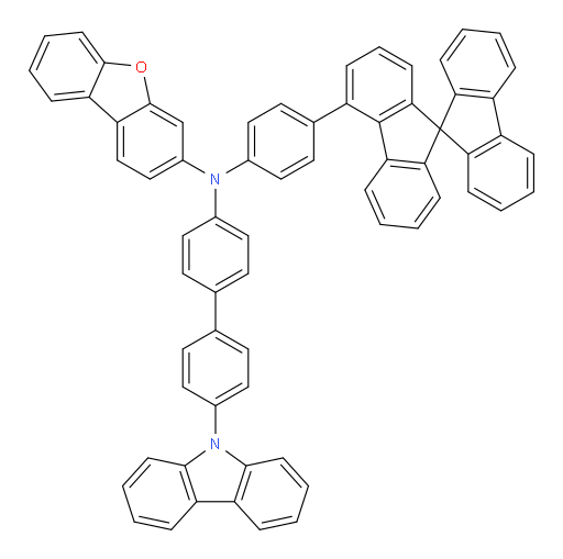 N-(4-(9,9'-spirobi[fluoren]-4-yl)phenyl)-N-(4'-(9H-carbazol-9-yl)-[1,1'-biphenyl]-4-yl)dibenzo[b,d]furan-3-amine